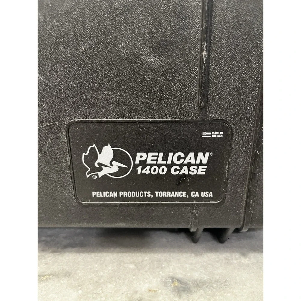PELICAN 1400 Watertight Protector Equipment Case ‎ | 1400 With Foam Black